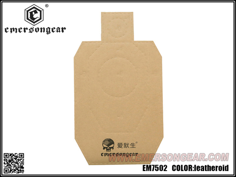 Cible de tir en papier EmersonGear IDPA-10 pouces