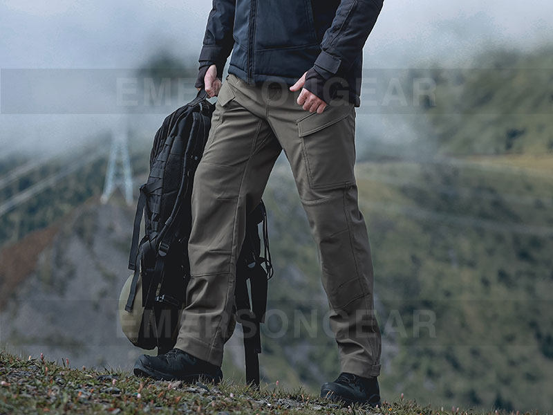 Emersongear – pantalon tactique à coque souple, chaud et confortable, « antilope »