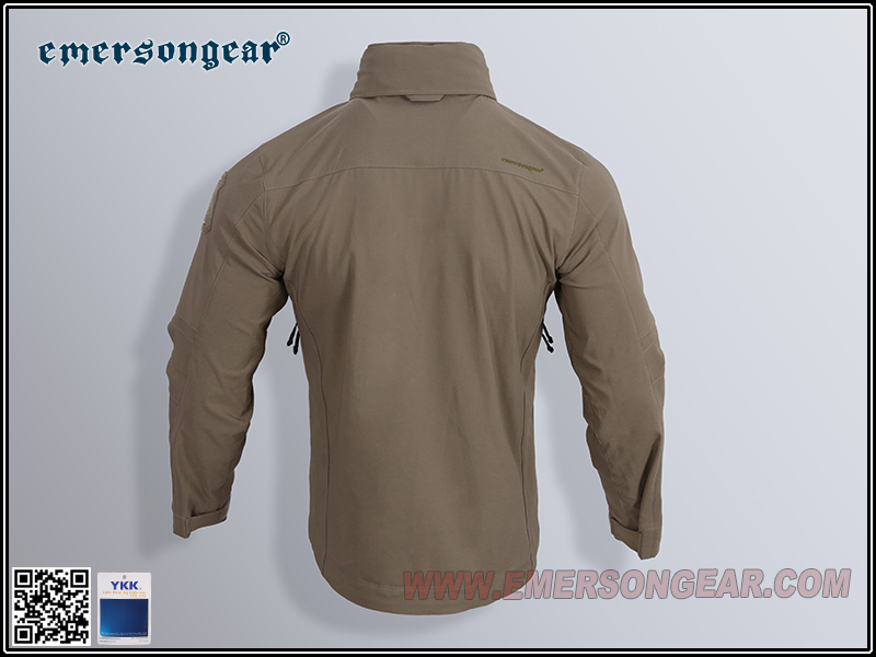 Manteau softshell coupe-vent Emersongear Blue label « brouillard »