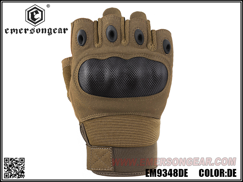 Gants tactiques Emersongear demi-doigt