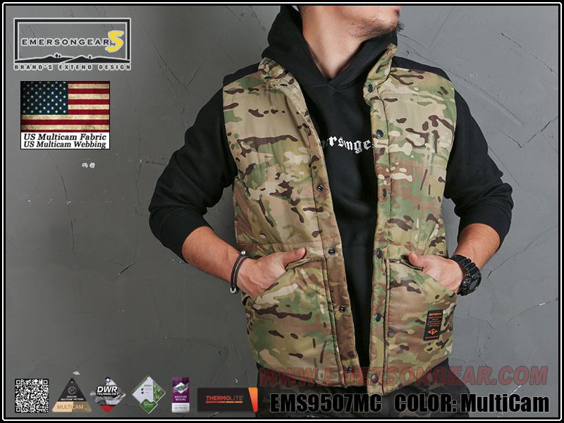 Gilet de température léger à verrouillage EmersonGearS PATRIOT LITE