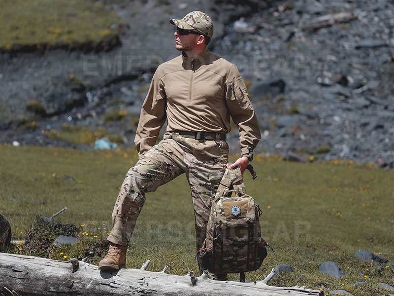 T-shirt à manches longues de combat en tissu fonctionnel Emersongear Dri-Release « Déguisement »