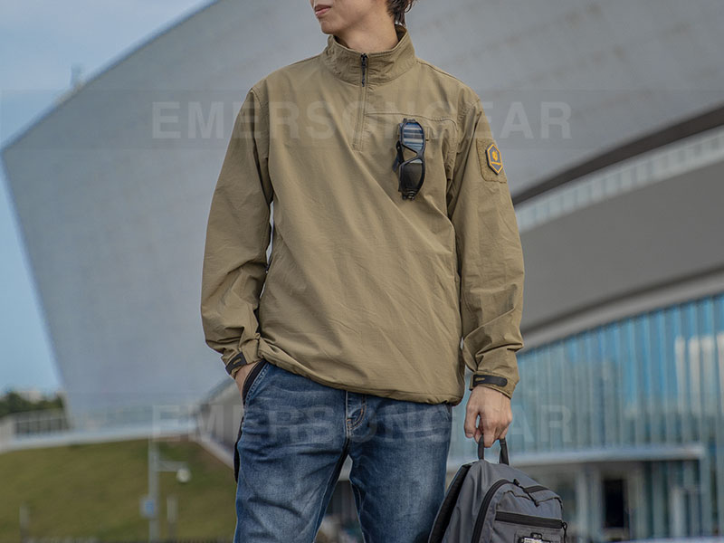 Sweat-shirt fonctionnel tactique d'entraînement sportif Emersongear « Saltie »