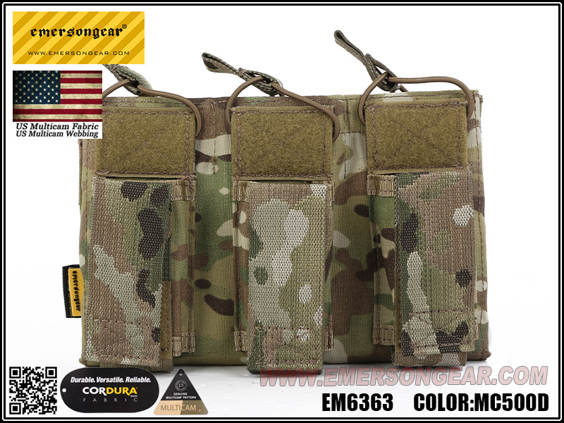 Chargeur EmersonGear 5.56&Pistol triple ouvert