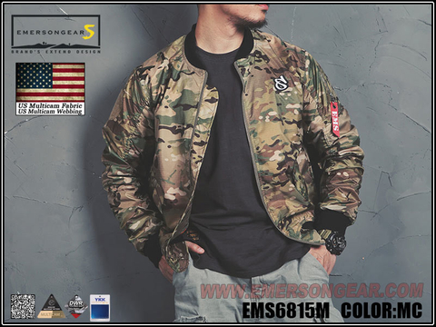 EmersongearS veste style MA1 pour hommes