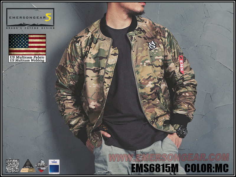 EmersongearS veste style MA1 pour hommes