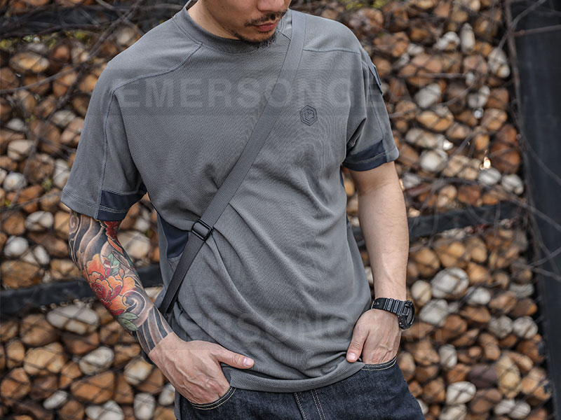 Emersongear Sport T-shirt à manches courtes tactique respirant à séchage rapide 'Mandrill '