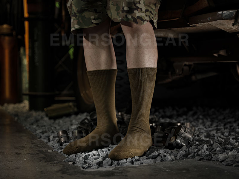 Chaussettes d'entraînement fonctionnelles tactiques Emersongear 'Desert Lizard'