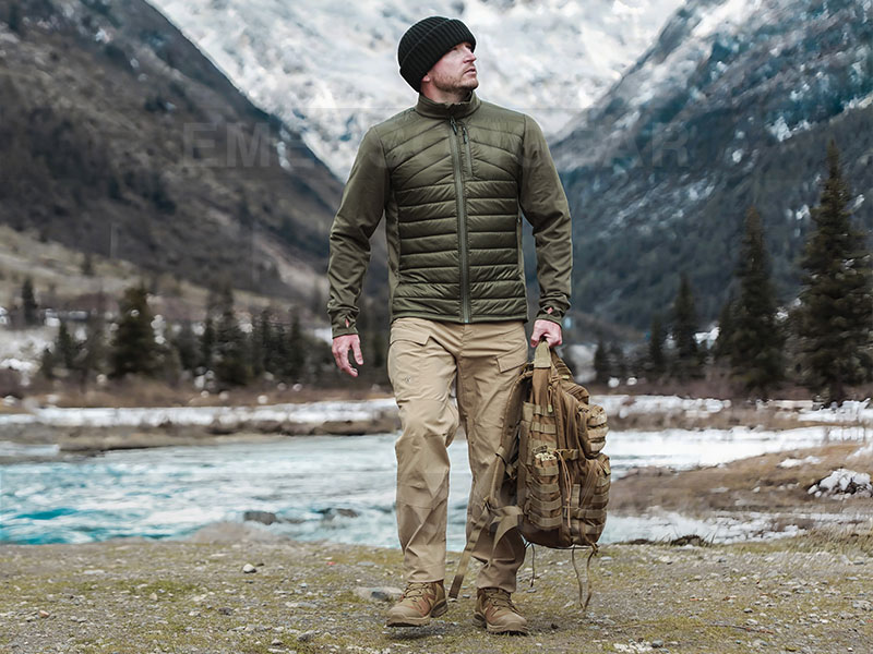 Veste thermique intermédiaire en coton Emersongear Thinsulate 3M « Snow Panther »