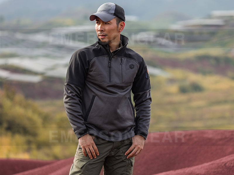 Emersongear – pull tactique d'extérieur en tissus respectueux de l'environnement, vêtements fonctionnels «Rhinocéros»