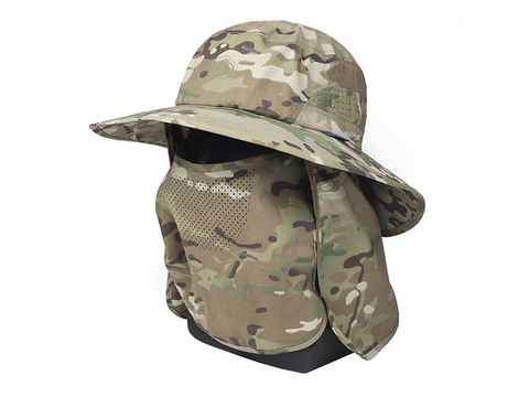 Emersongear UV100+ Chapeau Boonie Multifonctionnel Détachable à Volants 'Lézard à Volants'