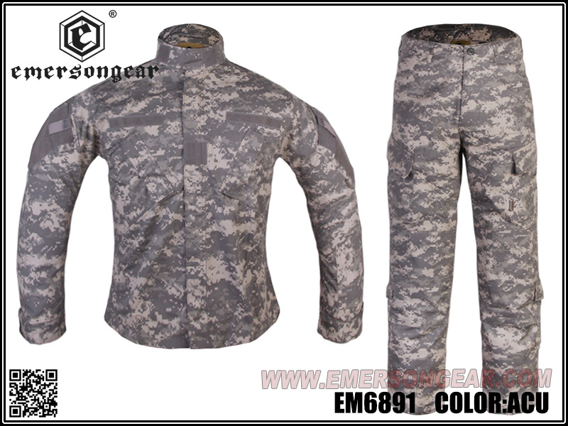 Uniforme tactique EmersonGear ACU BDU【ACU】