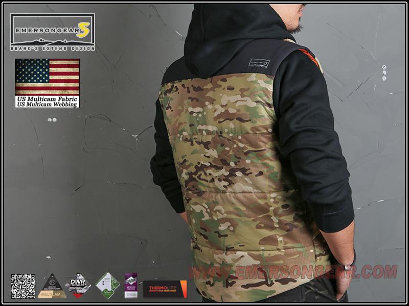 Gilet de température léger à verrouillage EmersonGearS PATRIOT LITE