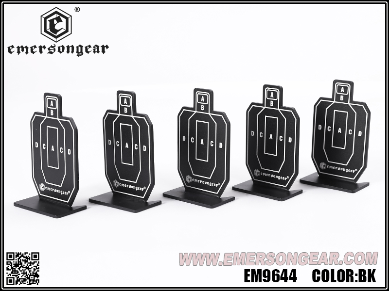 Emersongear IDPA MINI plaque cible en aluminium 5 pièces/ensemble