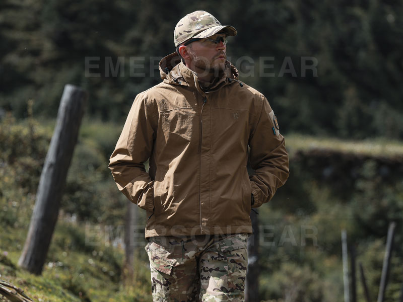Emersongear vêtements de travail en plein air veste tactique en Nylon imperméable et respirante « Ocelot »