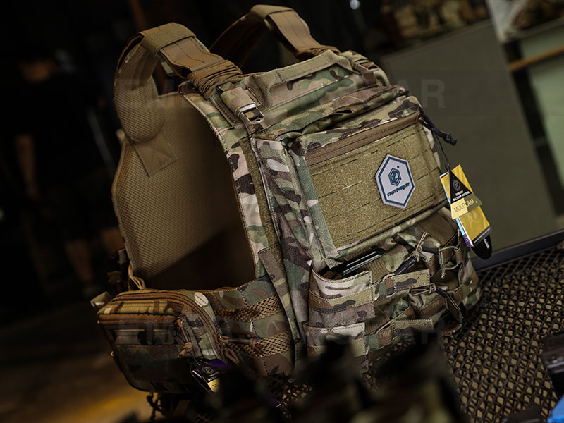 Emersongear LXB Style Bungee Pack gilet tactique pochette de panneau arrière pour gilet 420