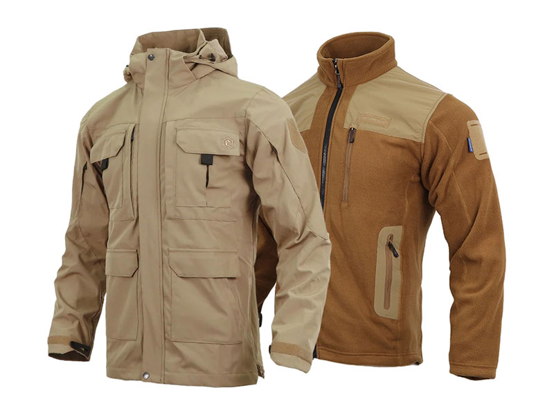 Veste tactique d'extérieur Emersongear 3 en 1 toutes saisons 'Windtalker '