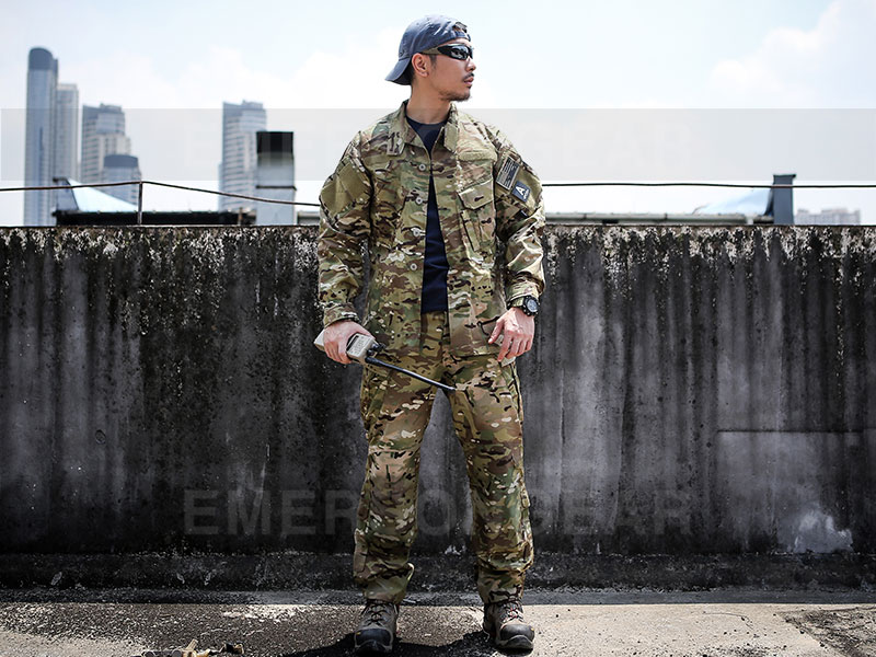 Emersongear armée militaire R6 ensemble Ripstop Multicam combinaison tactique