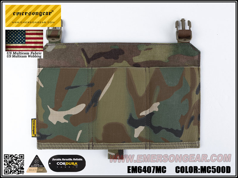 Emersongear M4 Triple Magazine Pouch PanelFor: 419, 420Gilet