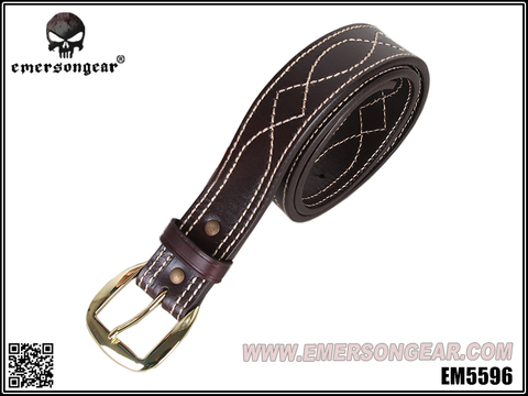 Ceinture en cuir EmersonGear SB6/noirrouge