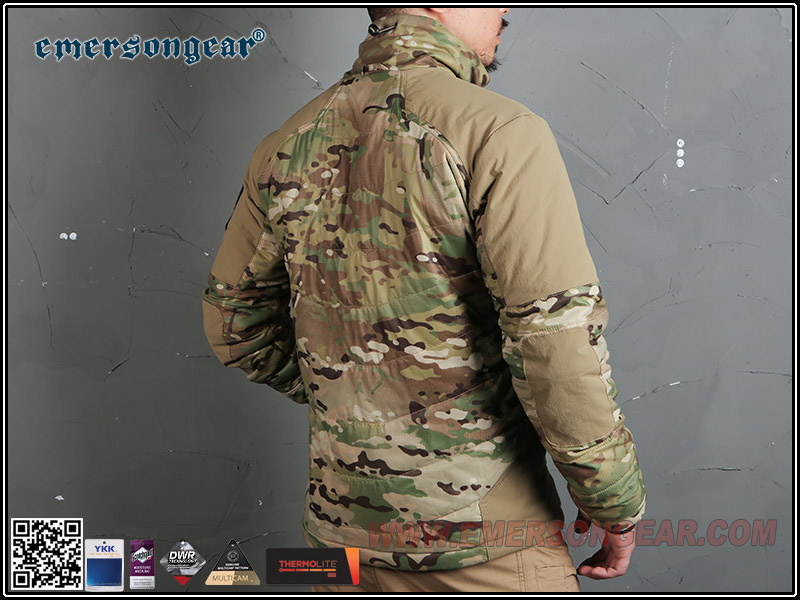 EmersonGearS BlueLabel PATRIOT LITE 'Armure claviculaire ' Couche tactique chaude et coupe-vent