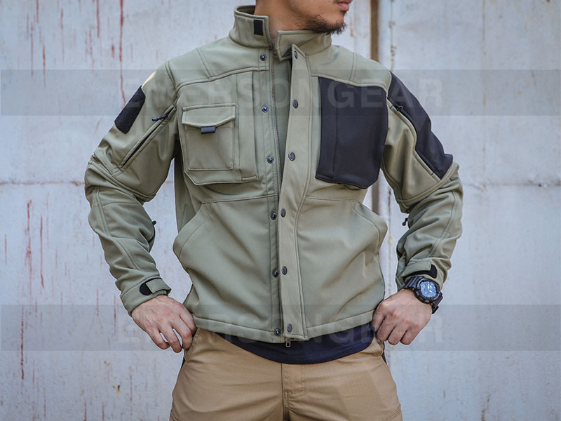 Emersongar Triple Tech Tactical Soft Shell Shell Jacket 'Armored Rhino '